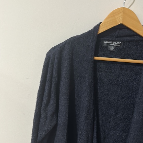 • Barefoot Dreams • Cozy Chic Calypso Open Cardigan Black Soft 1X Women’s - Picture 3 of 4